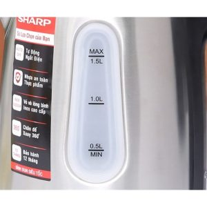 Bình đun siêu tốc Sharp 1.5 lít EKJ-15EVS-ST | Điện máy Phúc Anh - góc nhìn 2