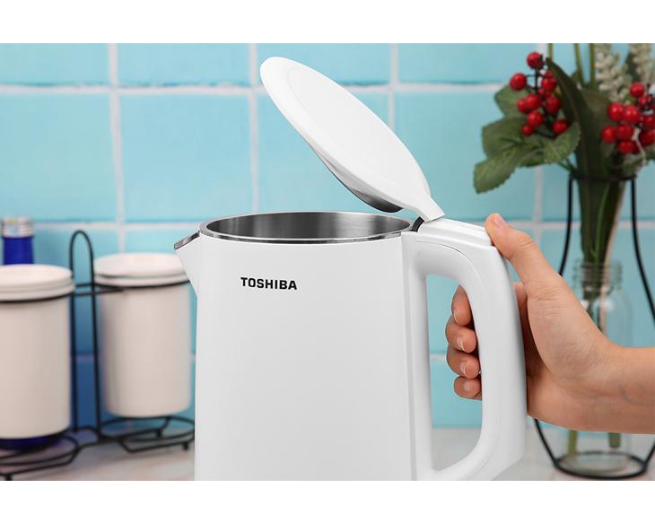 Bình đun siêu tốc Toshiba 1.5 lít KT-15DS1PV chính hãng Bình đun siêu tốc Toshiba 1.5 lít KT-15DS1PV chính hãng - góc nhìn 2