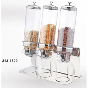 Bình đựng ngũ cốc SUNNEX đế Inox 3 thùng 12 lít U13-1300