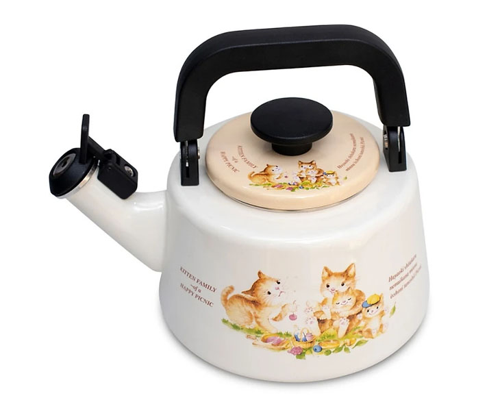 Ấm đun tráng men Fujihoro KIT-2.2WK hàng sẵn kho, giá tốt Ấm đun tráng men Fujihoro KIT-2.2WK hàng sẵn kho, giá tốt - góc nhìn 3