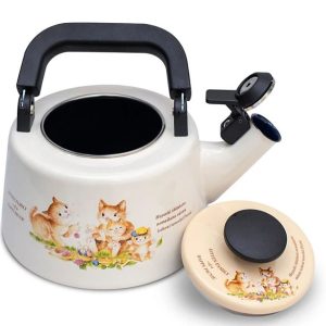 Ấm đun tráng men Fujihoro KIT-2.2WK hàng sẵn kho, giá tốt - góc nhìn 2