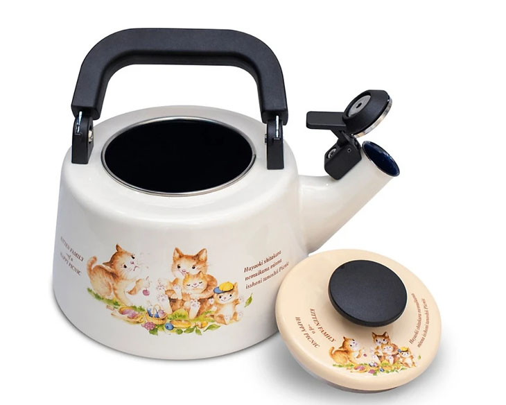 Ấm đun tráng men Fujihoro KIT-2.2WK hàng sẵn kho, giá tốt Ấm đun tráng men Fujihoro KIT-2.2WK hàng sẵn kho, giá tốt - góc nhìn 2