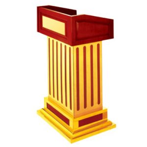 Bục đứng phát biểu bằng gỗ