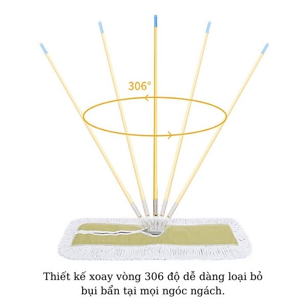 Bộ cây lau sàn khô Deluxe