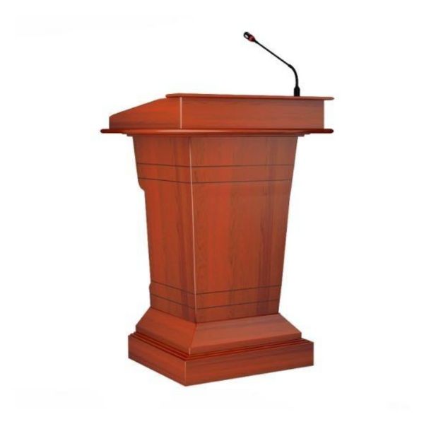 Bục phát biểu đơn giản bằng gỗ MDF