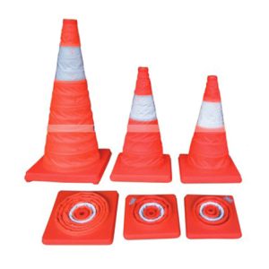 Cọc tiêu phân làn giao thông gấp