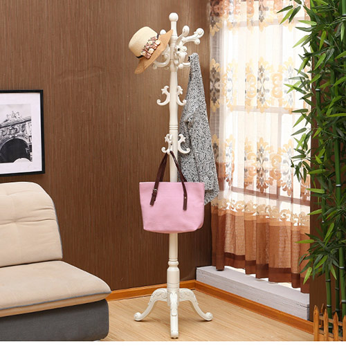 Cây treo quần áo gỗ trong nhà, khách sạn