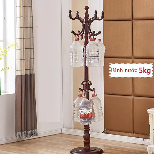 Cây treo quần áo bằng gỗ tân cổ điển
