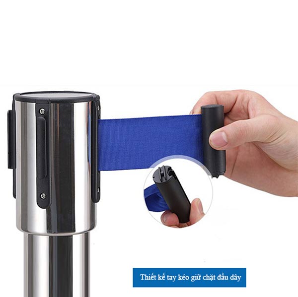 Cột chắn inox đế từ tính nam châm