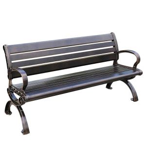 Ghế dài ngoài trời nhôm đúc