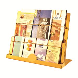 Giá để sách báo bằng inox