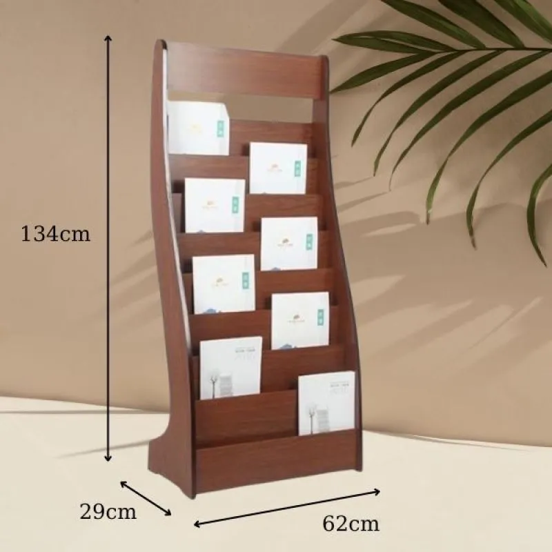 kệ sách bằng gỗ 4-5 tầng