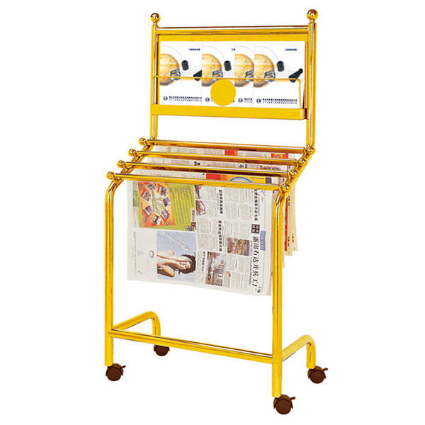 Giá để báo tạp chí inox mạ vàng giá rẻ