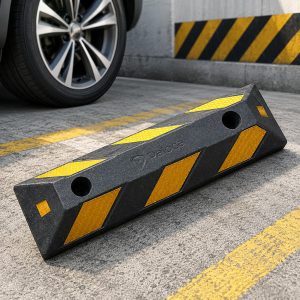 Gờ cao su phản quang định vị bánh xe 55cm