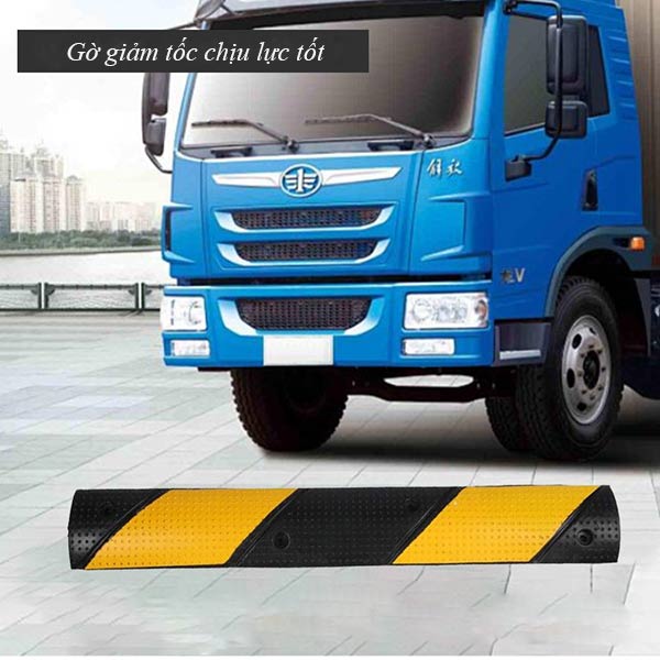 Gờ giảm tốc có rãnh đi cáp luồn dây điện