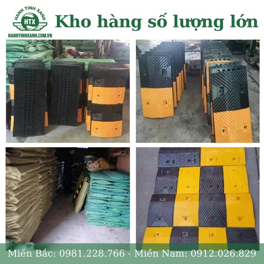 Gờ giảm tốc tại kho Hành Tinh Xanh