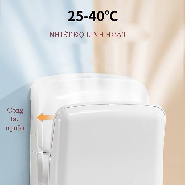 Máy sấy tay khô tự động Poliva công suất 2000W