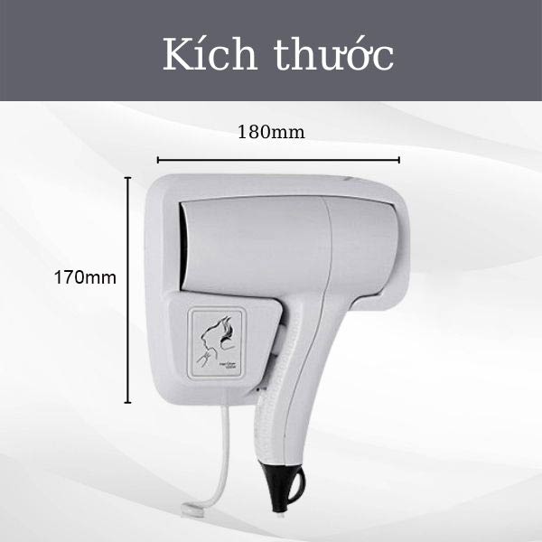 Máy sấy tóc treo tường nhà tắm