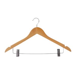 Móc treo quần áo gỗ có kẹp