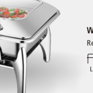 Nồi hâm buffet Sunnex vuông W16-2300, Chafer hình chữ nhật