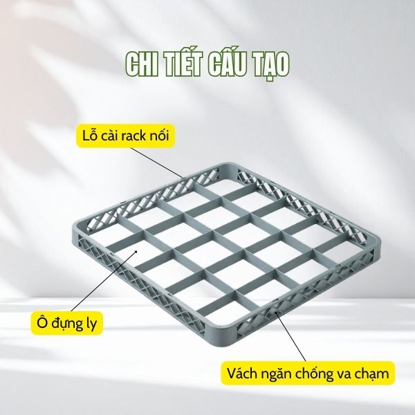 Địa chỉ bán rack nối đựng ly cốc 20 ngăn giá tốt cạnh tranh
