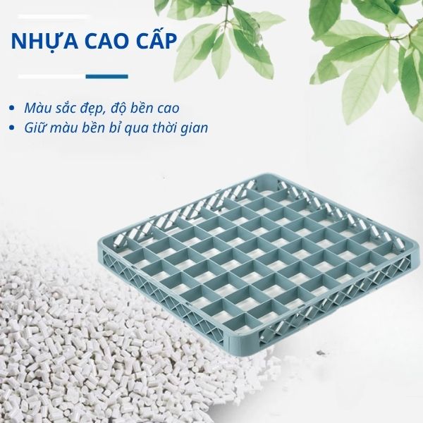 Rack nối đựng ly cốc 49 ngăn chuẩn chính hãng, giá tốt