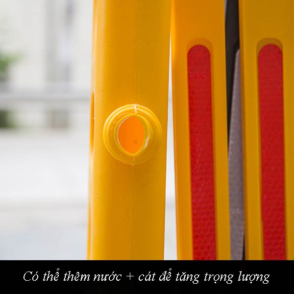 Rào chắn đường xếp gọn