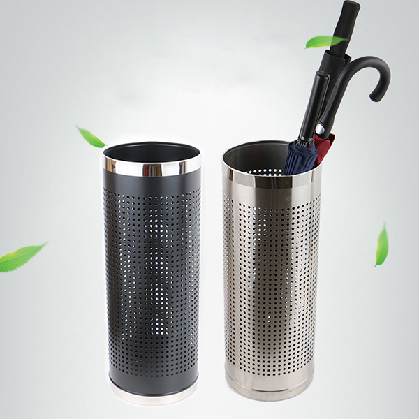 Sọt đựng dù thép phun sơn viền inox