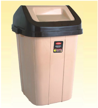 Thùng đựng rác 40L có nắp bập bênh