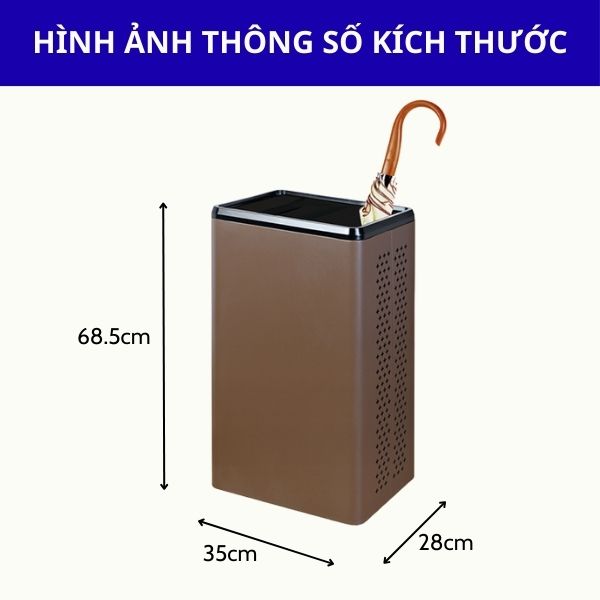 Thùng đựng ô thép sơn tĩnh điện