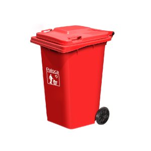 Thùng rác công cộng 240L nắp kín