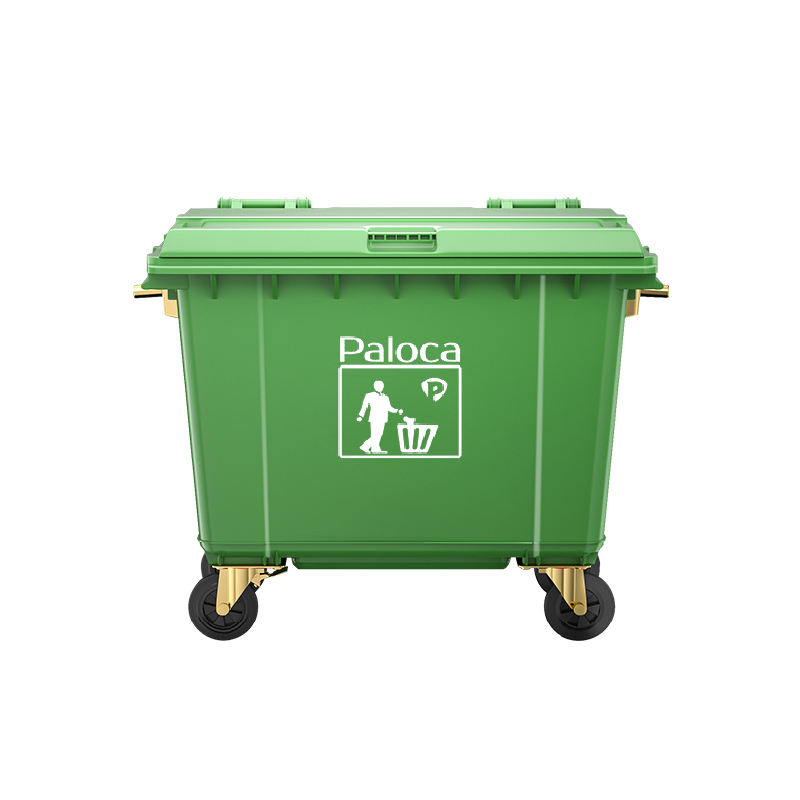 Thùng rác công nghiệp 660 lít paloca
