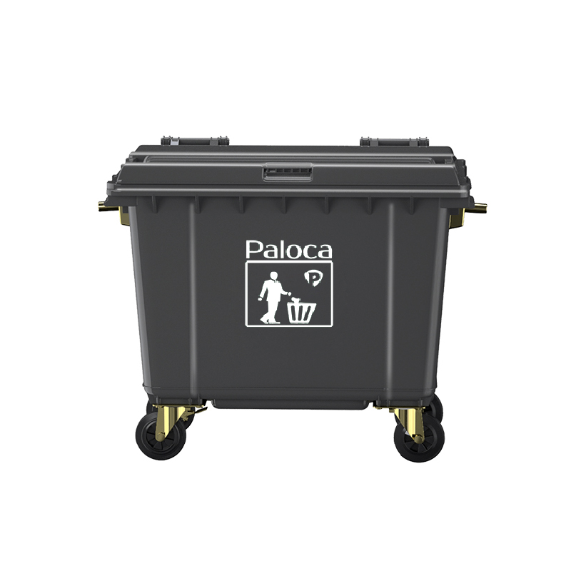 Thùng rác công nghiệp 660 lít paloca