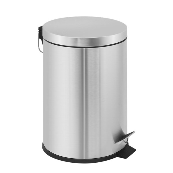 Thùng rác đạp chân tròn 20L inox 304