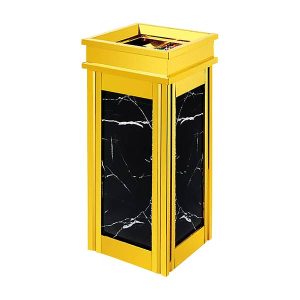 Thùng rác đá hoa cương có gạt tàn thuốc HTG-14A-B2