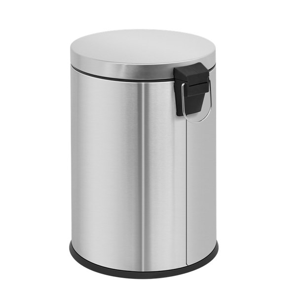 Thùng rác đạp chân tròn 20L inox