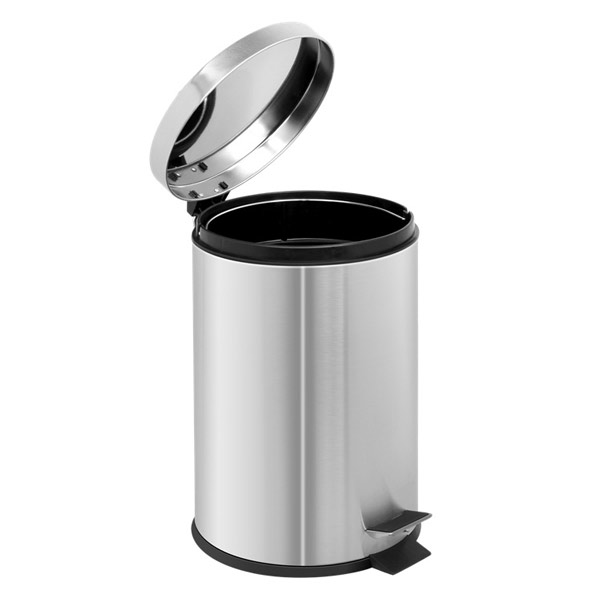 Thùng rác đạp chân tròn 20L inox