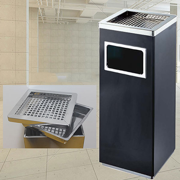 Thùng rác inox chữ nhật