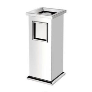 Thùng rác inox 304 có gạt tàn
