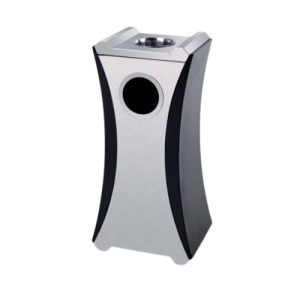 Thùng rác inox cao cấp có gạt tàn TLHTIS-128