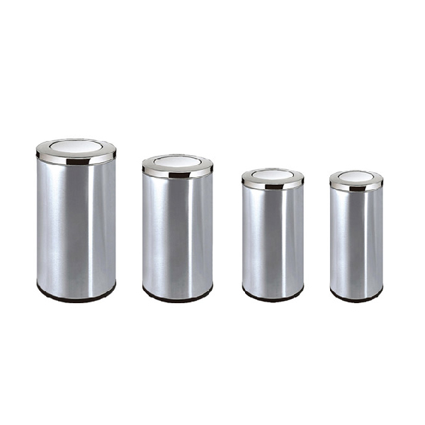 Thùng rác inox có nắp đậy
