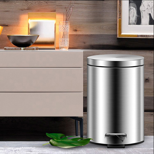 Thùng rác inox đạp chân 7 lít