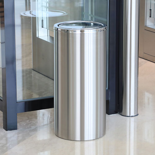 Thùng rác inox nắp lật