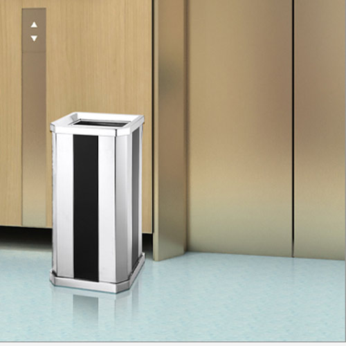 Thùng rác inox chữ nhật đẹp