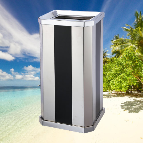 Thùng rác inox chữ nhật đẹp