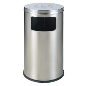 Thùng rác inox trắng