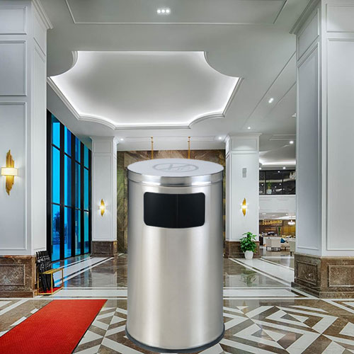 Thùng rác inox cấm hút thuốc