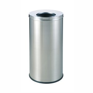 Thùng rác inox tròn nắp hở