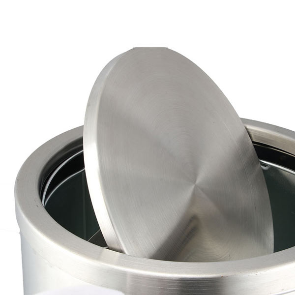 Thùng rác inox tròn nắp bập bênh cỡ đại