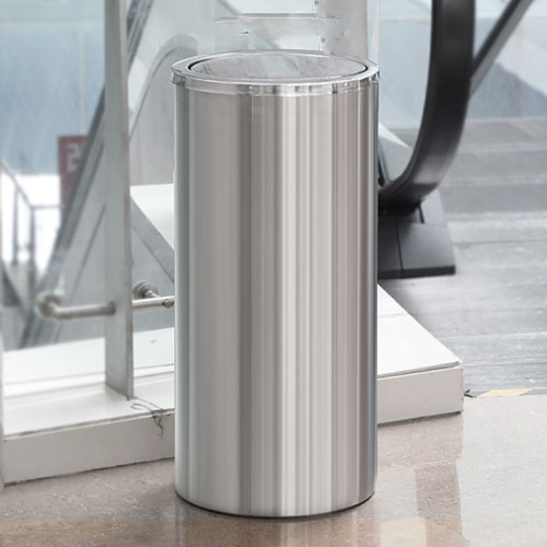 Thùng rác inox nắp lật